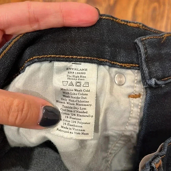 Everlane High Rise Skinny 27 - Picture 4 of 7